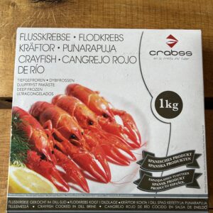 1kg Louisiana Flodkrebs hel kogte i dildlage, ES