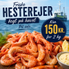 2kg Hesterejer “pil-selv” kogt på Havet
